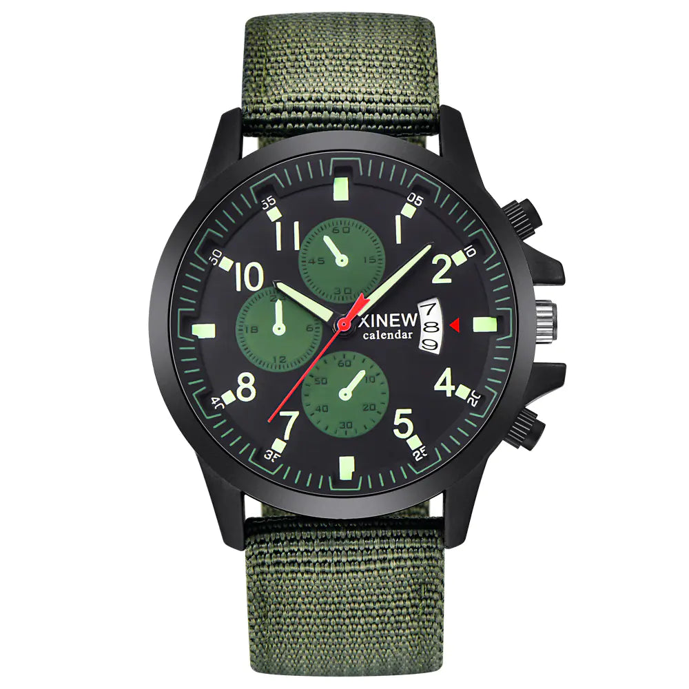 Men's Tactical Nylon Sports Watch