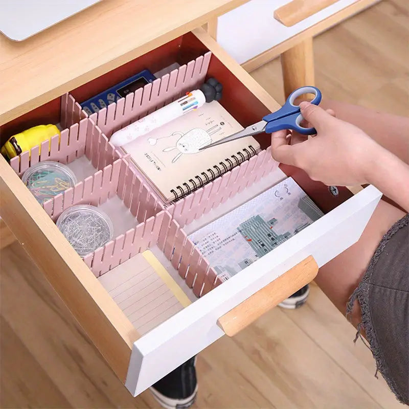 Adjustable Drawer Dividers for Instant Organization (4-Pack)