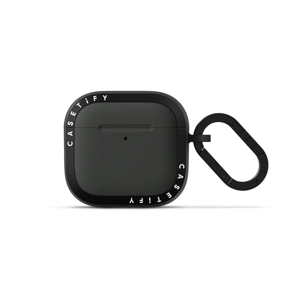 CASETiFY Ringed AirPods 4 Case - 6.6ft Drop Safe, Charcoal