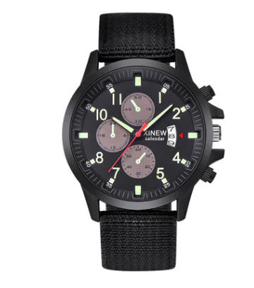 Men's Tactical Nylon Sports Watch