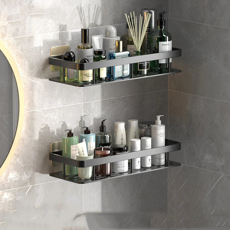 Sleek Aluminum Bathroom Shelf