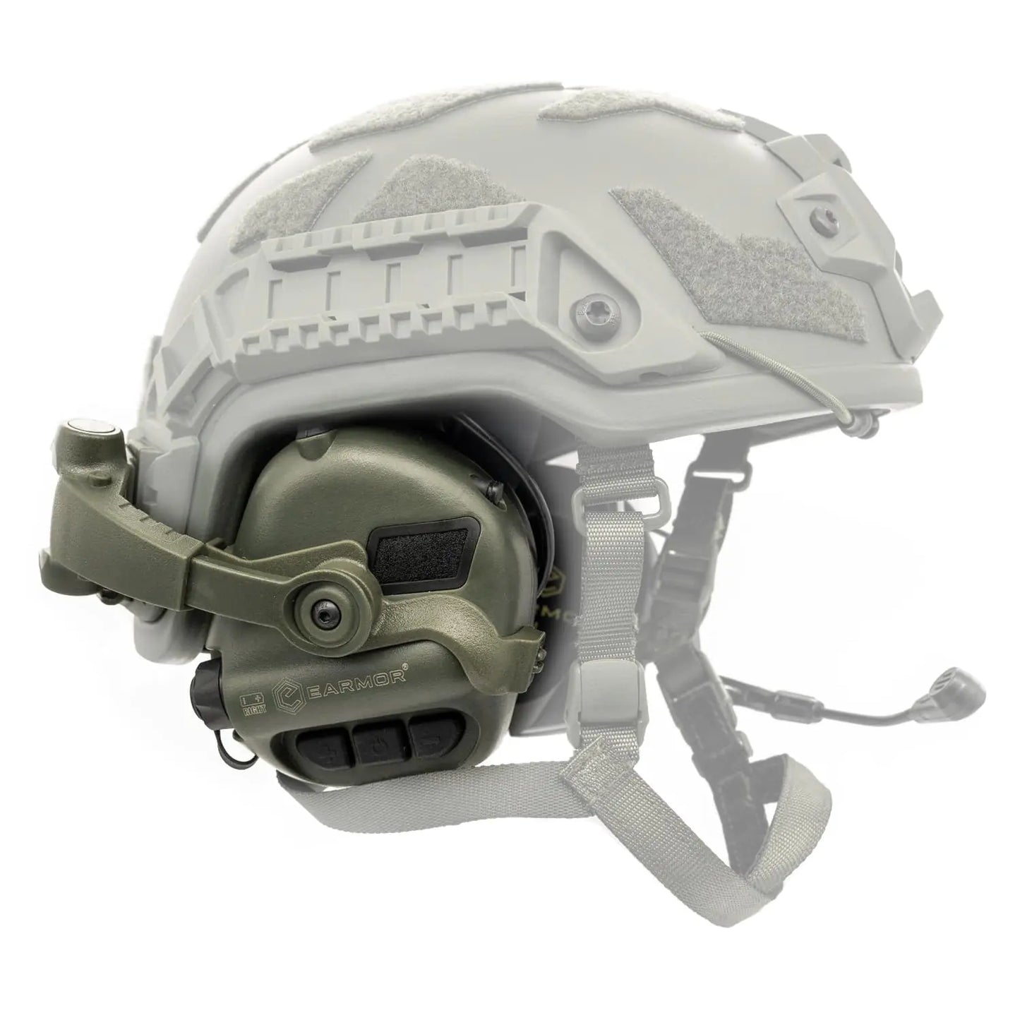 EARMOR M32X Tactical Comm Headset with ARC Rail Mounts - Noise-Reducing for Outdoors