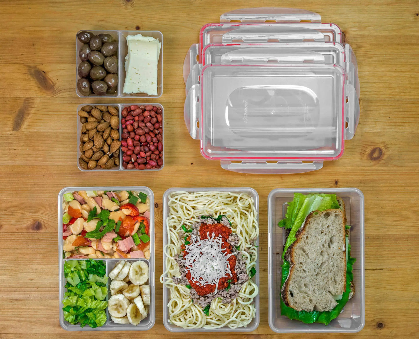 Insulated Meal Prep Kit 8-Piece with Thermos