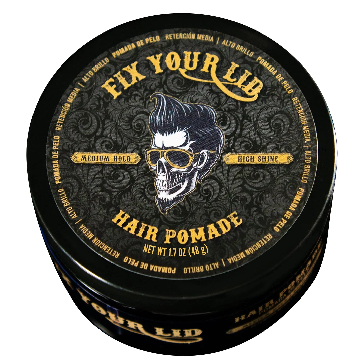 SleekHold Men's Hair Pomade - Medium Hold, High Shine, 1.7 Oz