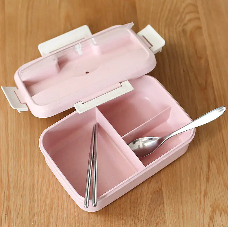Eco-Friendly Divided Lunch Box Set