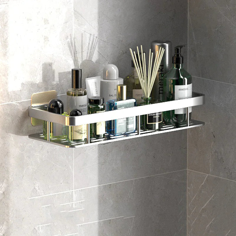 Sleek Aluminum Bathroom Shelf