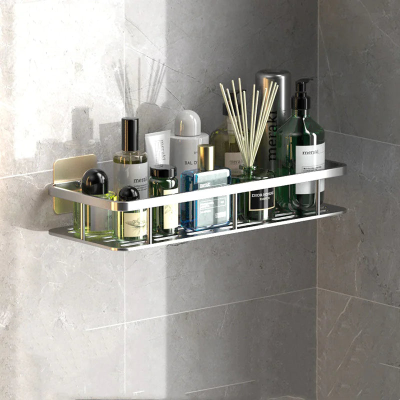 Sleek Aluminum Bathroom Shelf