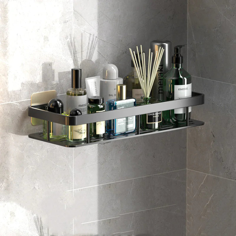 Sleek Aluminum Bathroom Shelf