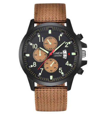 Men's Tactical Nylon Sports Watch