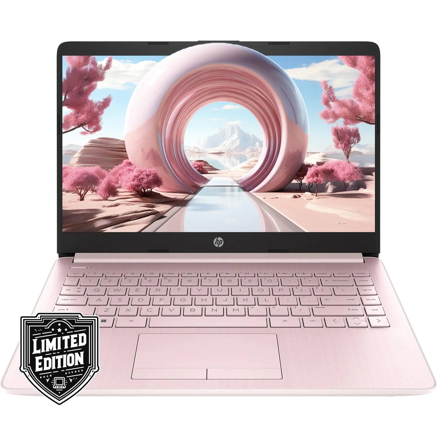 HP 14" HD Pink Laptop | 16GB RAM | 576GB Storage | Windows 11 + Microsoft 365