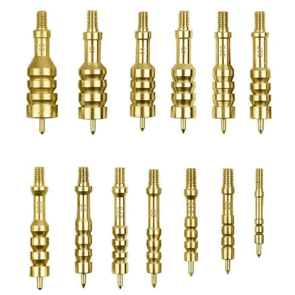 iunio 13-Piece Brass Rifle Cleaning Kit with Case