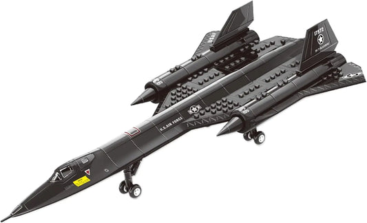 SR-71 Recon Jet Building Kit - Compatible with Major Brands (193 PCS)