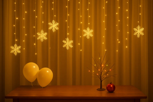 Enchanted Snowflake String Lights