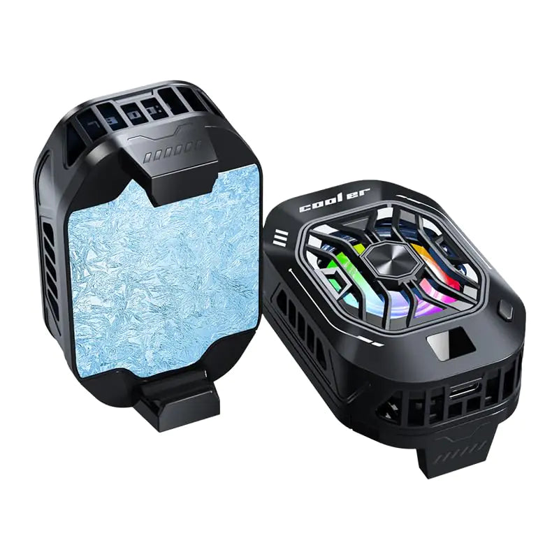 Phone CoolerPhone Cooling Fan.He is a Necessary Cooling Product for Long Live Streaming Playing Games and Brushing Short Video Screens.