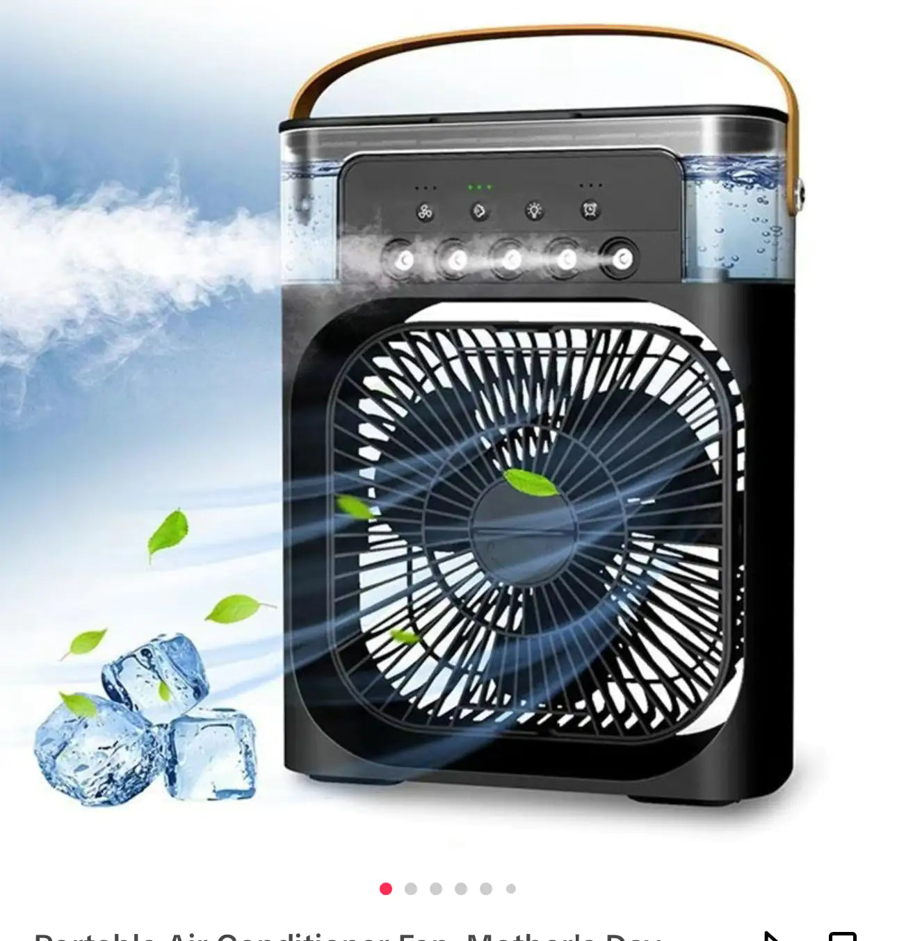 3-in-1 Portable Mini Air Cooler – Quick Cooling for Room, Office, Car