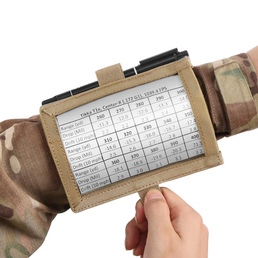 VOTAGOO Tactical QB Wrist Arm Pouch and Map Holder