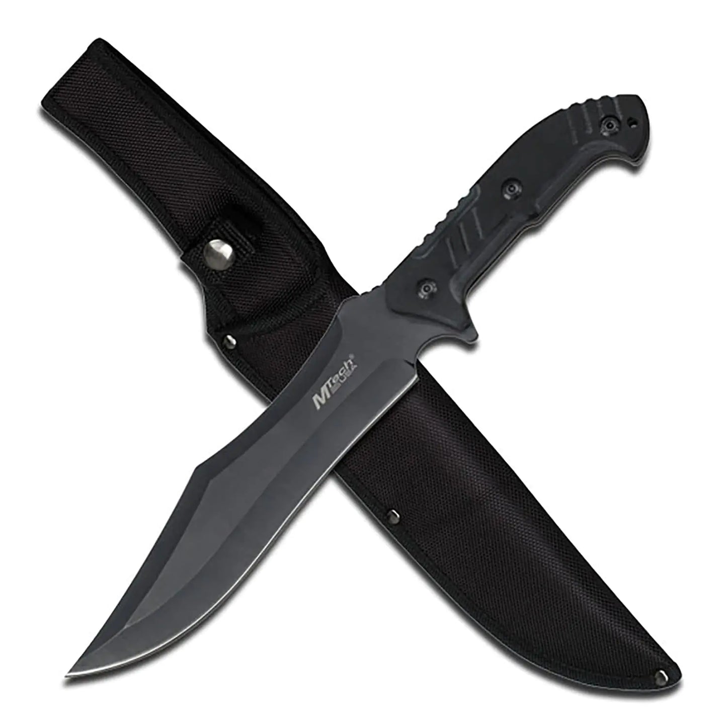 USA Tactical Fixed Blade - Black G10 Handle, Nylon Sheath