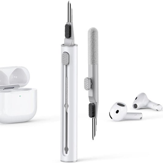 Airpod Pro Cleaner Kit: 3-in-1 Precision Tool (White)
