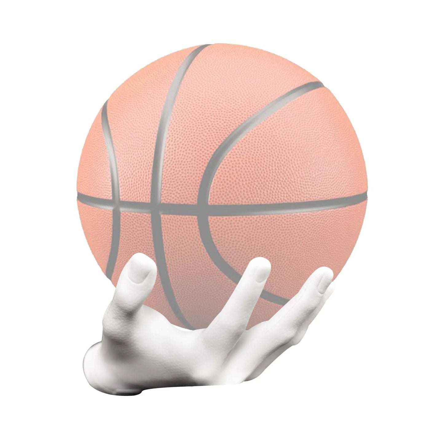 Hand Statue Ball Wall Rack - Sports Display & Organizer