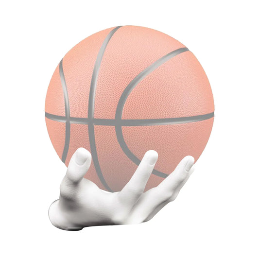 Hand Statue Ball Wall Rack - Sports Display & Organizer