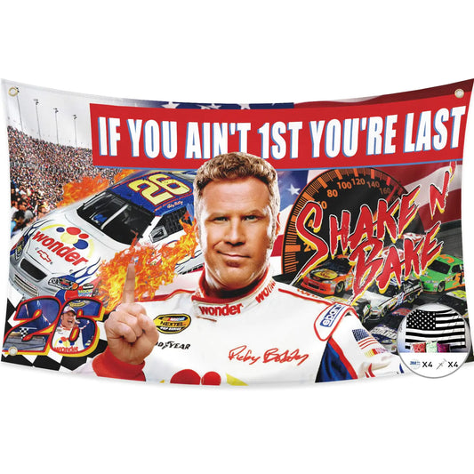 Ricky Bobby '1st or Last' 3x5 Ft Barracks Flag