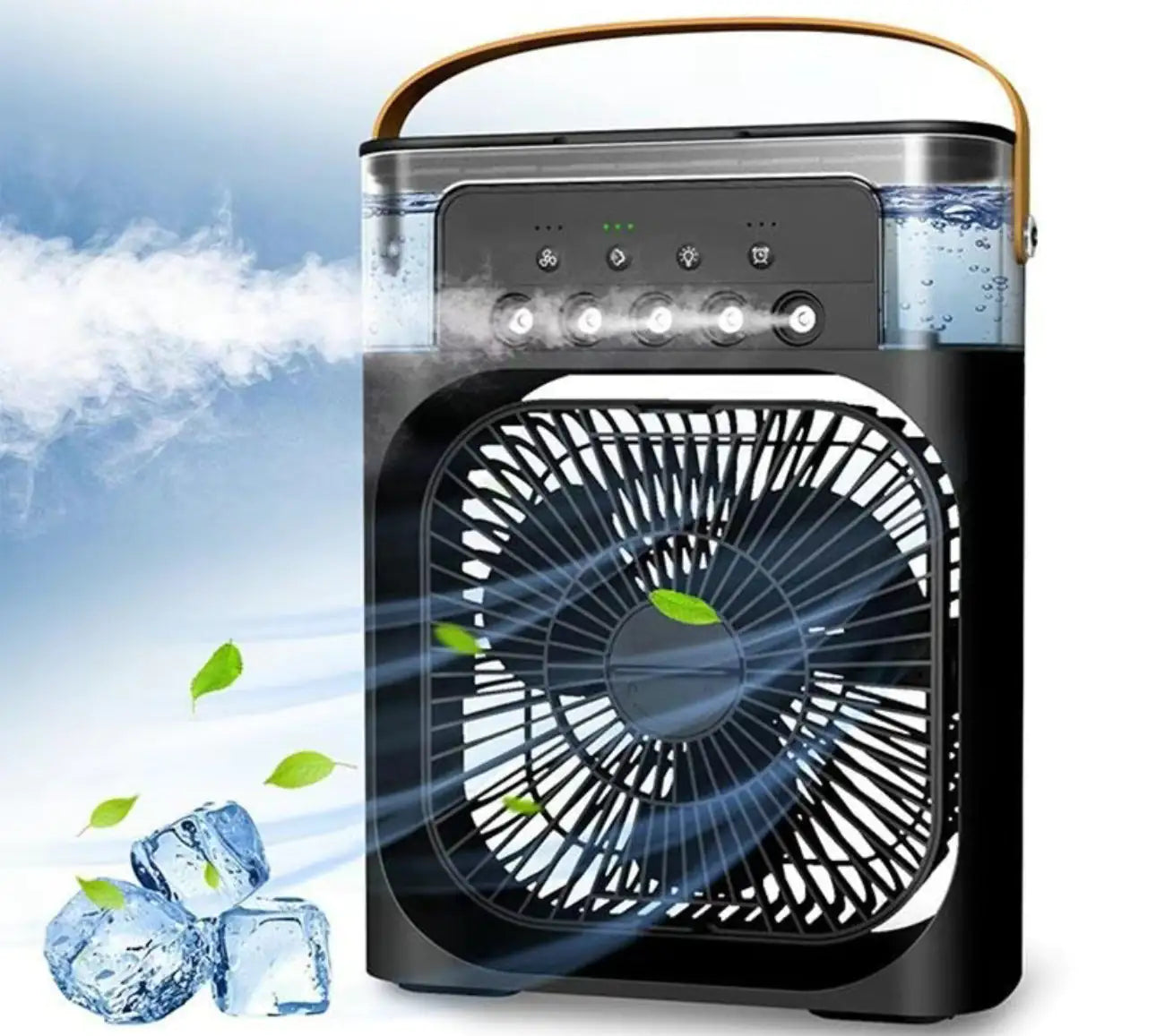 3-in-1 Portable Mini Air Cooler – Quick Cooling for Room, Office, Car