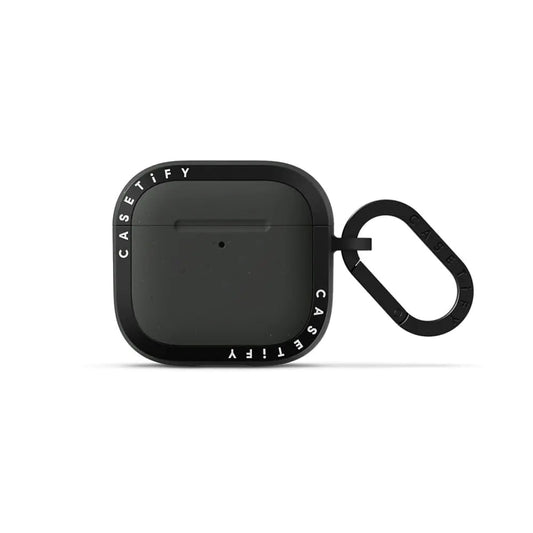CASETiFY Ringed AirPods 4 Case - 6.6ft Drop Safe, Charcoal