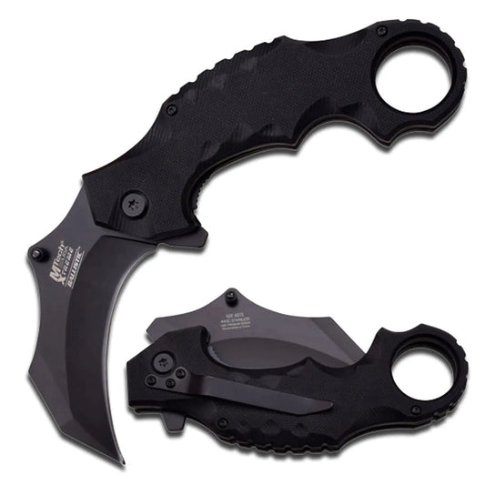 USA Black G10 Spring Assisted Karambit - MX-815BK